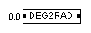 DEG2RAD symbol
