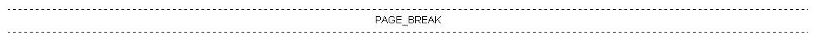 PAGE_BREAK symbol