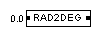 RAD2DEG symbol